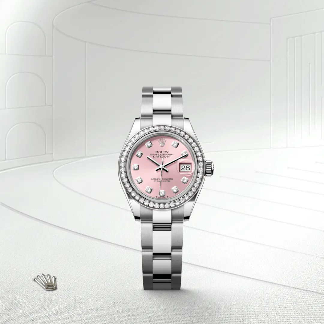 Rolex Lady-Datejust腕錶白色黃金鋼（蠔式鋼與白色黃金的組合）款，M279384RBR-0004 - 永新鐘錶