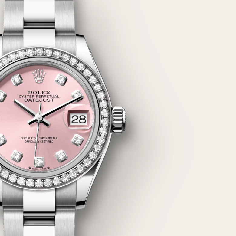 Rolex Lady-Datejust腕錶白色黃金鋼（蠔式鋼與白色黃金的組合）款，M279384RBR-0004 - 永新鐘錶